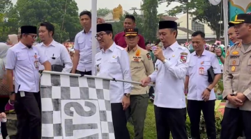 Menyambut Bulan Suci Ramadhan 1447 H, Pemkab Lampung Utara Menggelar Pawai Songsong Ramadhan